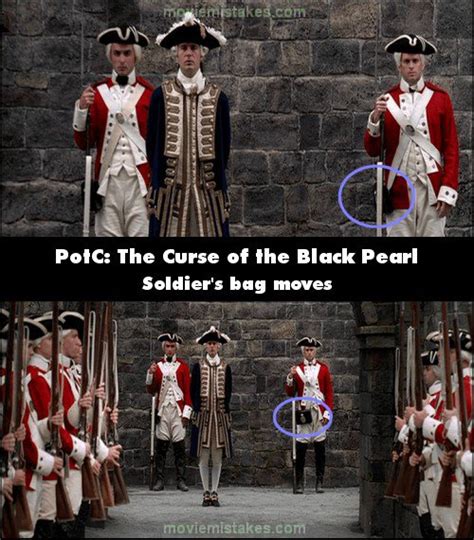 pirates of the caribbean the curse of the black pearl 2003 movie mistake picture id 45015