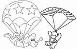 Parachute sketch template