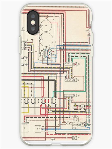 vintage wiring diagram iphone cases covers  opul redbubble