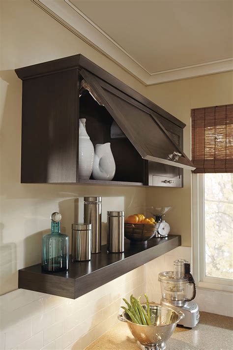 wall lift  cabinet kitchen craft cabinetry
