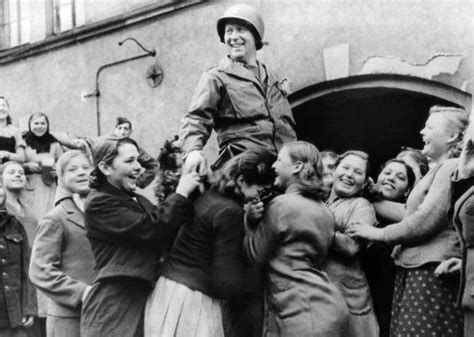 1944 lt j b keeley of houston texas is raised by ukrainian girls
