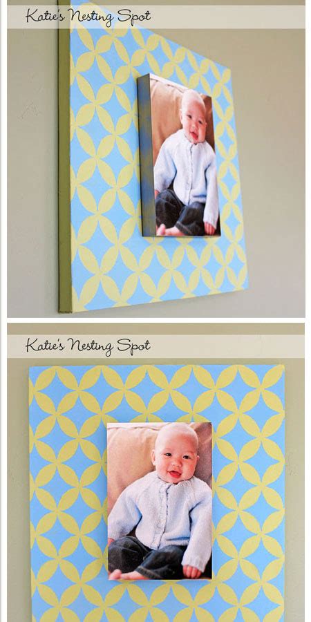 stenciled home decor photo frames stencil stories