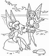 Tinkerbell Coloring Pages Disney Printable Rescue Fairy Great sketch template