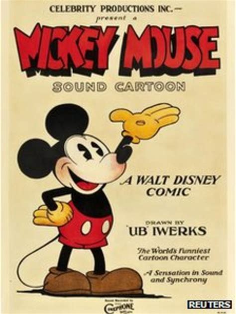 mickey mouse poster   sells     bbc news