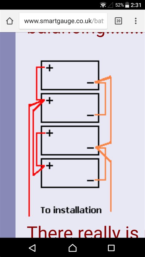 wiring batteries  parallel diagram   gmbarco