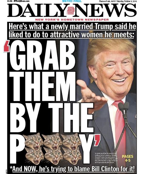 york daily news cover features trumps sexual predation crooks