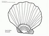 Coloring Seashell Shells Pages Shell Sea Printable Seashells Beach Grass Kids Drawing Oyster Color Print Colouring Clipart Drawings Getdrawings Library sketch template
