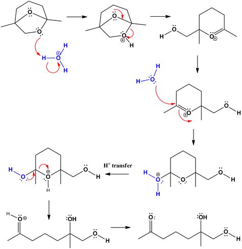 organic chemistry hydrolysis  cyclic acetal chemistry stack exchange