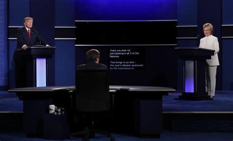 election  final presidential debate  pictures donald trump  hillary clinton battle