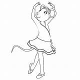 Ballerina Angelina Coloring Pages Books sketch template