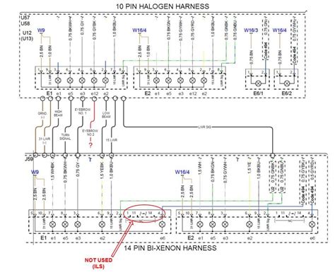 mercedes wiring diagram color codes