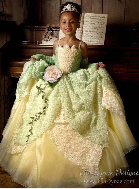 pin  janette preciado  kids princess tiana dress disney princess dresses tiana costume