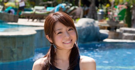 shizuka nakamura japanese sexy idol sexy blue swimsuit fashion photo