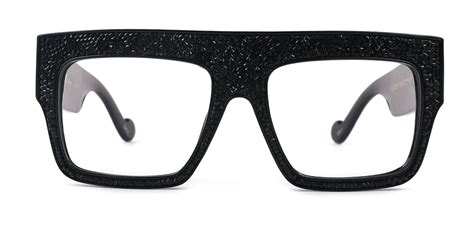 women designer bling black rectangle prescription eyeglasses online