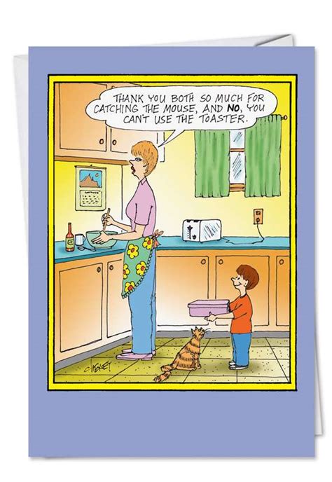 Catch The Mouse Adult Mother S Day Funny Greeting Card