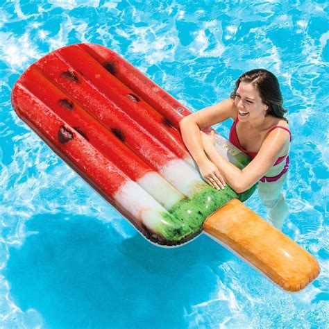 opblaasbare zwembad luchtbed intex  watermelon popsicle float