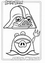 Angry Colouring Birds Wars Star Book sketch template