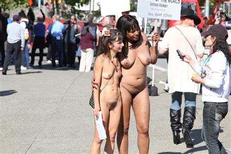 protest 009 porn pic from black woman protesting naked in public sex image gallery