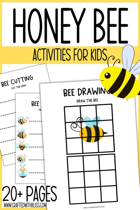 bee activity pack bee printable  pre  science preschool
