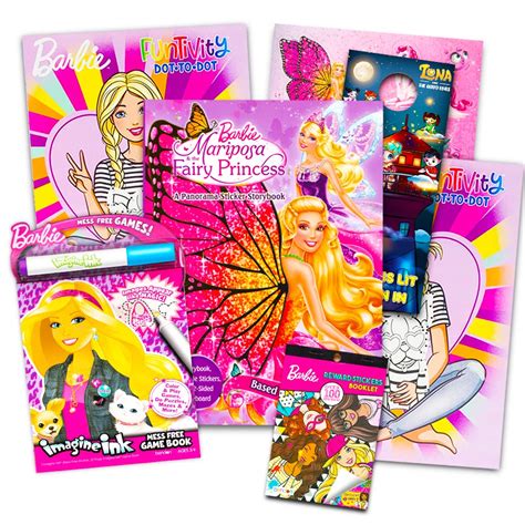 buy barbiebarbie coloring  activity book super set  books