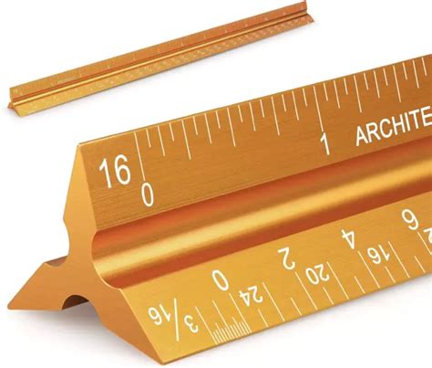 architectural scale ruler aluminum architect scale triangular scale