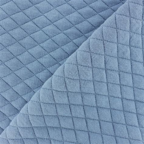 quilted fabric single sided diamond niagara blue mpm