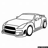 Nissan Gtr Coloring R35 Car Gt Pages Skyline Cars Drawing Sports Template R34 Bmw Audi Book Color Line M3 Printable sketch template