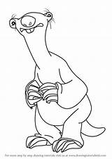 Sid Gelo Dieren Sloth Megatherium Manny Sidney Mewarn11 Mammoth Drawingtutorials101 Scrat sketch template