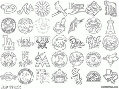 mlb coloring page images     coloring