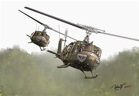 Stories And Art Vnaf 215th Hs Bell Uh 1 Huey