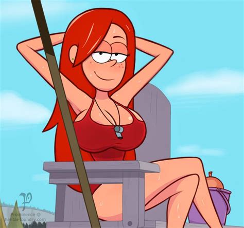 lifeguard wendy by prominence85 gravity falls characters dexter mom