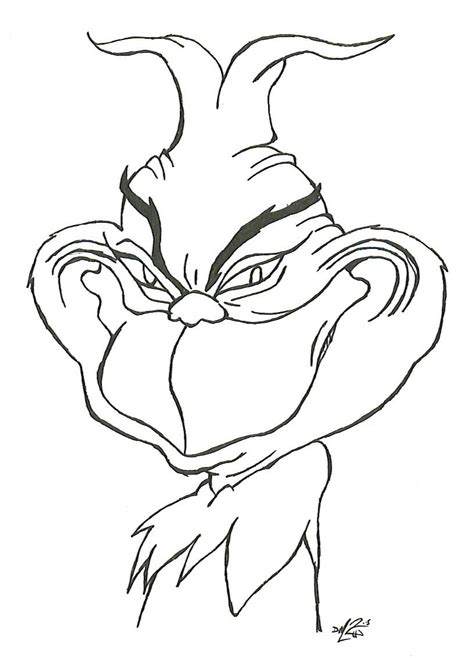 grinch coloring pages  print happy holidays   grinch