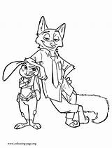 Zootopia Coloring Pages Bellwether Disney Template Colouring Zootropolis sketch template