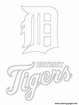 Detroit Tigers Coloring Pages Logo Mlb Printable Baseball Drawing Sport Print Skyline Clip Color Sheets Online Library Getdrawings Search Clipart sketch template