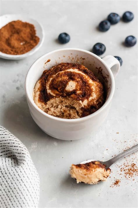 cinnamon roll microwave mug cake recipe video kims cravings