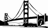 Bridge Gate Golden Vector Clip Clipart Silhouette Mackinac Transparent Library Clipground Getdrawings sketch template