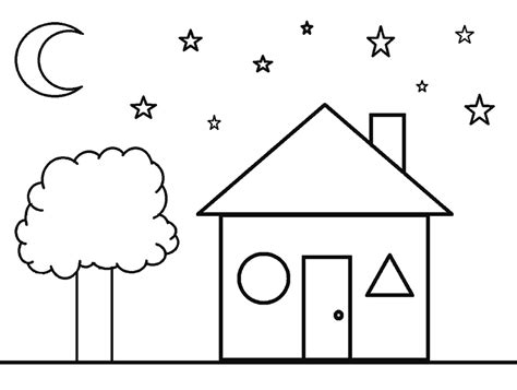 coloring pages simple shapes coloring pages