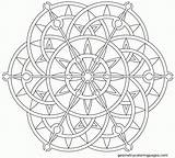 Mandala Coloring Pages Geometric Lotus Printable Flowers Geometry Mandalas Steampunk Sheets Flower Book Celtic Age Drawing Popular Patterns Pdf Visit sketch template