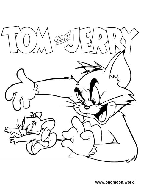 tom  jerry coloring pages artofit