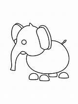 Adopt Elephant Roblox Xcolorings Roger Zoo sketch template