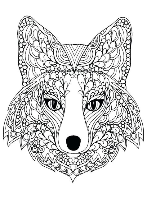 wolf coloring pages  adults  getcoloringscom  printable