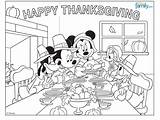 Thanksgiving Coloring Pages Disney Mickey Sheets Mouse Kids Minnie Books Printable Happy Turkey Print Activity sketch template