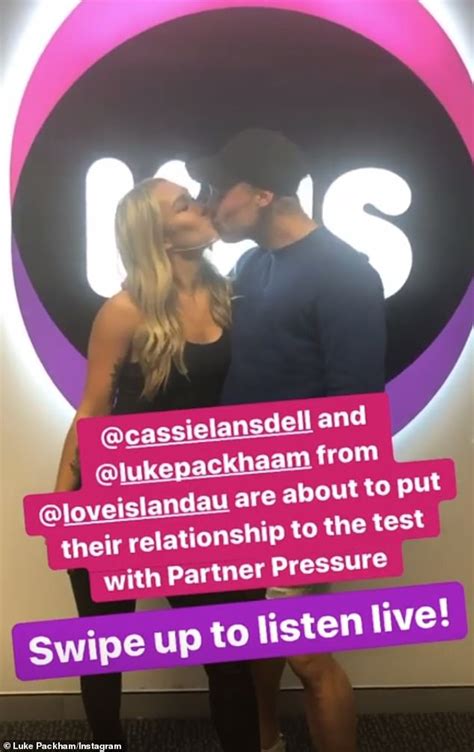 Love Island S Luke Packham And Cassie Lansdell Reveal X