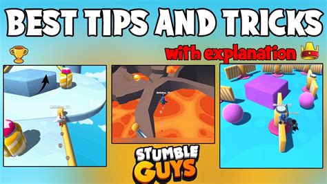 tips tricks  stumble guys youtube