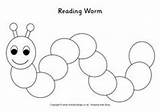 Worm Reading Printable Book Chart Template Coloring Preschool Kids Pages Craft Cute Reward Worms Bookworms Letter Logs Charts Activityvillage Little sketch template
