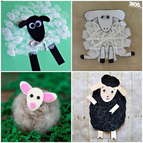 sheep crafts  preschool children   farm unit study
