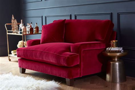 loveseats  snuggle   velvet sofa living room red velvet sofa cosy sofa