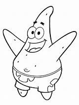 Patrick Coloring Pages Printable Color sketch template