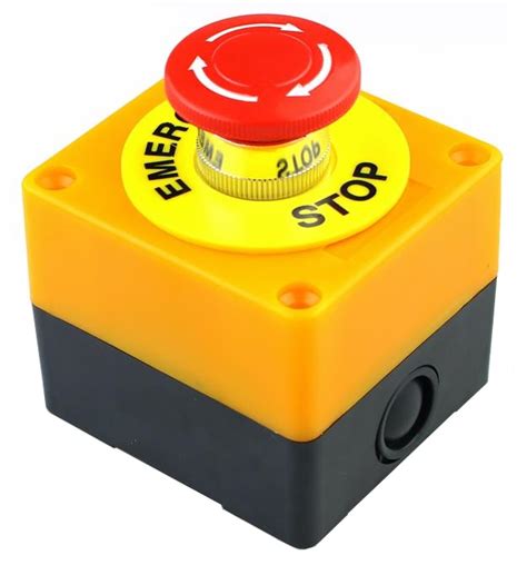 Pushbutton Switches Red Mushroom Emergency Stop Push Button Switch 1no