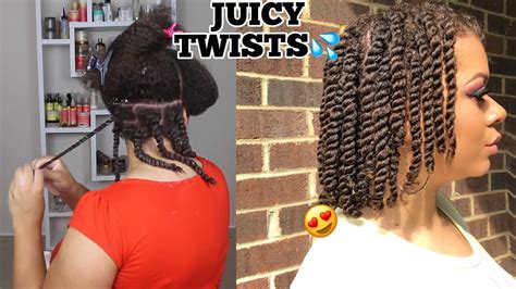 twists natural hair properly   protective style  added hair needed youtube